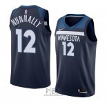 Camiseta Minnesota Timberwolves James Nunnally NO 12 Icon 2018 Azul