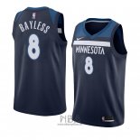 Camiseta Minnesota Timberwolves Jerryd Bayless NO 8 Icon 2018 Azul