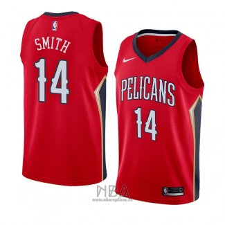 Camiseta New Orleans Pelicans Jason Smith NO 14 Statement 2018 Rojo