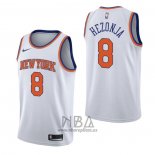 Camiseta New York Knicks Mario Hezonja NO 8 Association Blanco