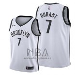 Camiseta Nino Brooklyn Nets Kevin Durant NO 7 Association 2019 Blanco