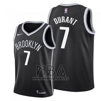 Camiseta Nino Brooklyn Nets Kevin Durant NO 7 Icon 2019 Negro