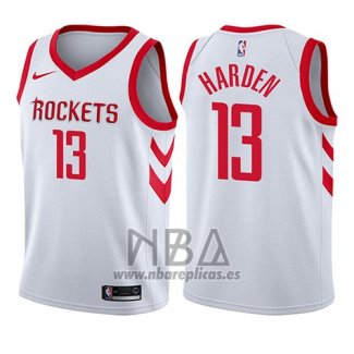 Camiseta Nino Houston Rockets James Harden NO 13 Association 2017-18 Blanco