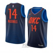 Camiseta Oklahoma City Thunder K. J. Mcdaniels NO 14 Statement 2018 Azul