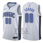 Camiseta Orlando Magic Aaron Gordon NO 00 Association 2017-18 Blanco