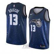 Camiseta Orlando Magic Isaiah Briscoe NO 13 Ciudad 2018 Azul