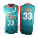 Camiseta Pelicula Flint Tropscs Jackie Moon NO 33 Verde