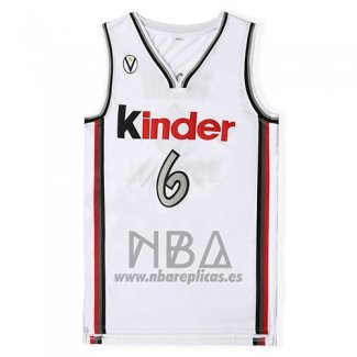 Camiseta Pelicula Kinder Ginobili NO 6 Blanco