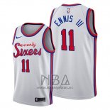 Camiseta Philadelphia 76ers James Ennis III NO 11 Classic 2019-20 Blanco