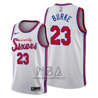 Camiseta Philadelphia 76ers Trey Burke NO 23 Classic 2019-20 Blanco