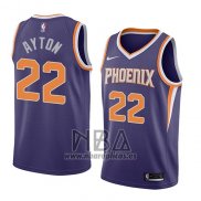 Camiseta Phoenix Suns Deandre Ayton NO 22 Icon 2018 Violeta