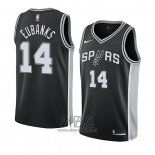 Camiseta San Antonio Spurs Drew Eubanks NO 14 Icon 2018 Negro