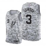 Camiseta San Antonio Spurs Keldon Johnson NO 3 Earned 2019-20 Camuflaje