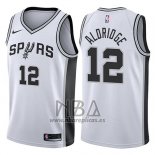 Camiseta San Antonio Spurs LaMarcus Aldridge NO 12 2017-18 Blanco