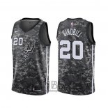 Camiseta San Antonio Spurs Manu Ginobili NO 20 Ciudad Camuflaje