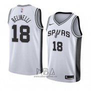 Camiseta San Antonio Spurs Marco Belinelli NO 18 Association 2018 Blanco2