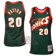 Camiseta Seattle SuperSonics Gary Payton NO 20 Historic Retro Verde