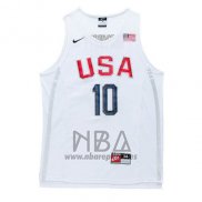 Camiseta USA 2016 Kobe Bryant NO 10 Blanco