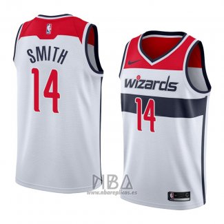 Camiseta Washington Wizards Jason Smith NO 14 Association 2018 Blanco