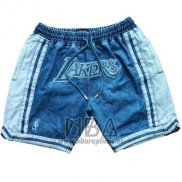 Pantalone Los Angeles Lakers Just Don Azul