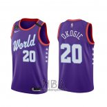 Camiseta 2020 Rising Star Josh Okogie NO 20 World Violeta