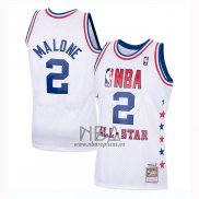 Camiseta All Star 1985 Moses Malone NO 2 Blanco