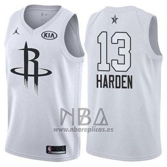 Camiseta All Star 2018 Houston Rockets James Harden NO 13 Blanco