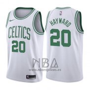 Camiseta Boston Celtics Gordon Hayward NO 20 2017-18 Blanco