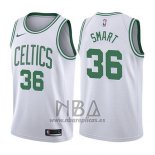 Camiseta Boston Celtics Marcus Smart NO 36 Association 2017-18 Blanco