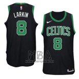 Camiseta Boston Celtics Shane Larkin NO 8 Statement 2018 Negro