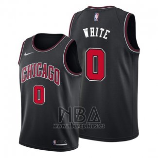 Camiseta Chicago Bulls Coby White NO 0 Statement 2019-20 Negro