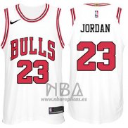 Camiseta Chicago Bulls Michael Jordan NO 23 2017-18 Blanco