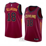 Camiseta Cleveland Cavaliers Matthew Dellavedova NO 18 Icon 2018 Rojo