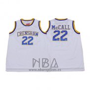 Camiseta Crenshaw Quincy McCall NO 22 Blanco