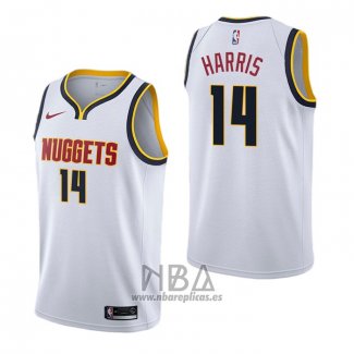 Camiseta Denver Nuggets Gary Harris NO 14 Association Blanco