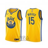 Camiseta Golden State Warriors Mychal Mulder NO 15 Statement Amarillo