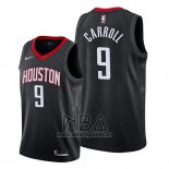 Camiseta Houston Rockets Demarre Carroll NO 9 Statement 2019-20 Negro