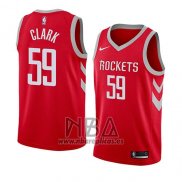 Camiseta Houston Rockets Gary Clark 2017-18 Rojo