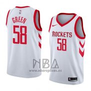 Camiseta Houston Rockets Gerald Green NO 58 Association 2018 Blanco