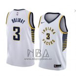 Camiseta Indiana Pacers Aaron Holiday NO 3 Association 2018 Blanco