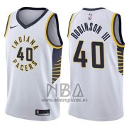 Camiseta Indiana Pacers Glenn Robinson Iii NO 40 Association 2017-18 Blanco