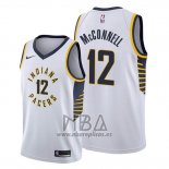 Camiseta Indiana Pacers T.j. Mcconnell NO 12 Association Blanco