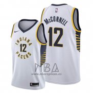 Camiseta Indiana Pacers T.j. Mcconnell NO 9 Ciudad Blanco