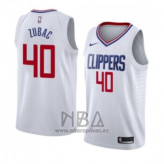 Camiseta Los Angeles Clippers Ivica Zubac NO 40 Association 2018 Blanco