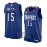 Camiseta Los Angeles Clippers Johnathan Motley NO 15 Icon 2018 Azul