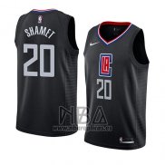 Camiseta Los Angeles Clippers Landry Shamet NO 20 Statement 2019 Negro