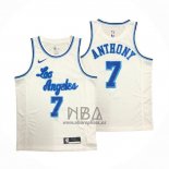 Camiseta Los Angeles Lakers Carmelo Anthony NO 7 Classic 2019-20 Blanco