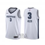 Camiseta Memphis Grizzlies Grayson Allen NO 3 Association Blanco