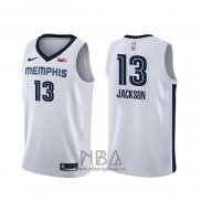 Camiseta Memphis Grizzlies Jaren Jackson NO 13 Association Blanco