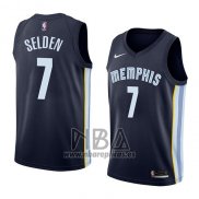 Camiseta Memphis Grizzlies Wayne Selden NO 7 Icon 2018 Azul